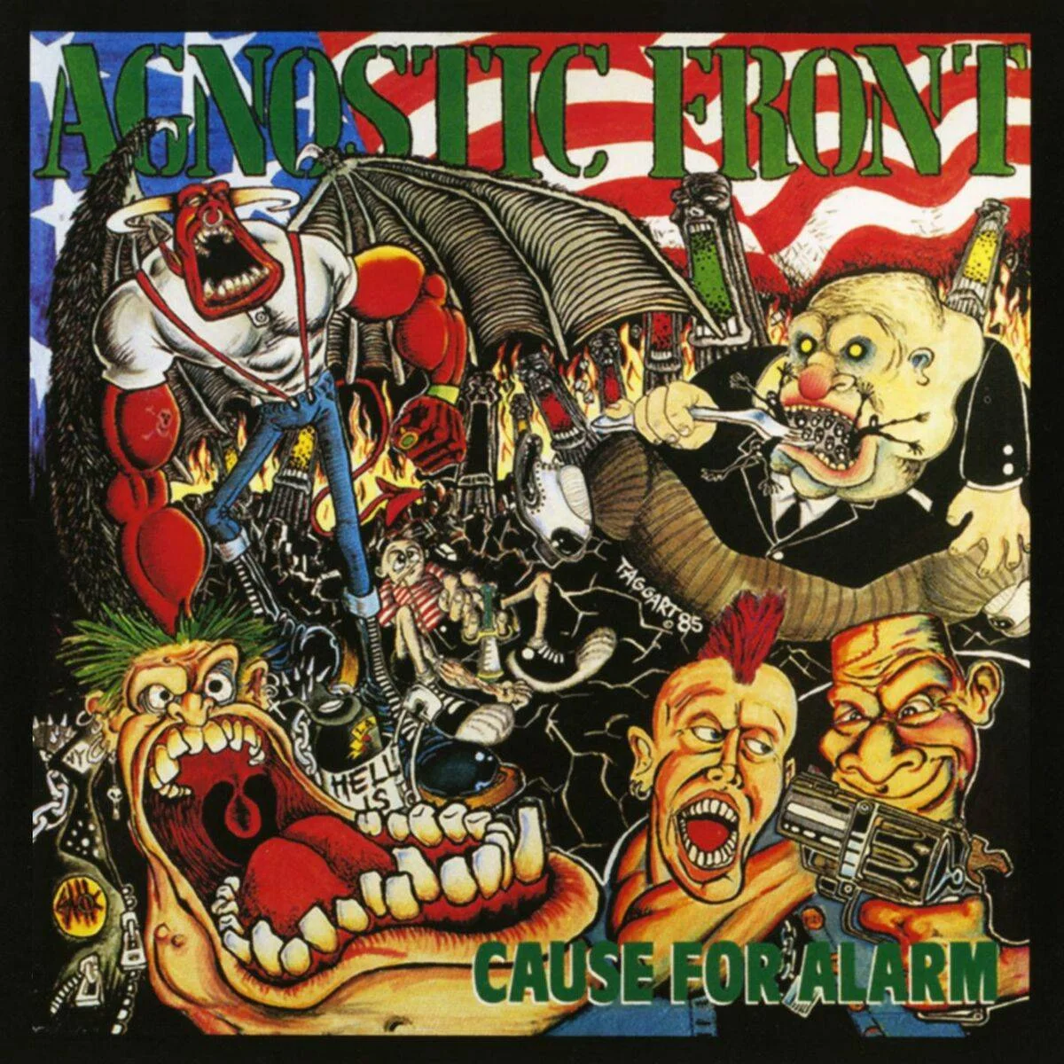 AGNOSTIC FRONT - [ 1986 ] - Cause For Alarm - [ FLAC 16-Bit 44.1 kHz ] ** NYHC/HC/Crossover Thrash - U.S.A. (New York City, NY)