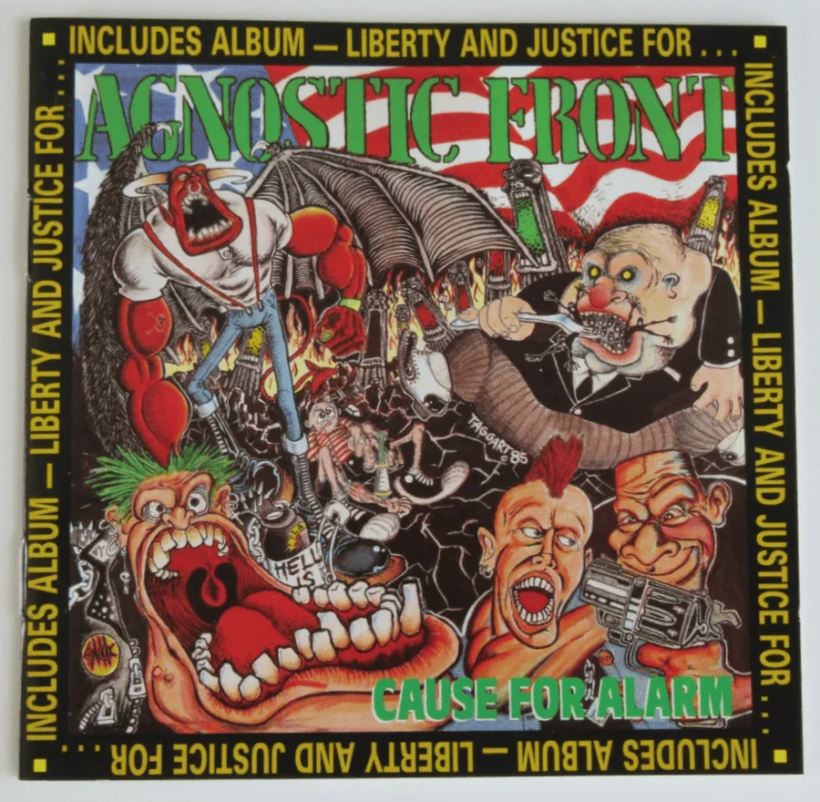 AGNOSTIC FRONT - [ 1991 ] - Cause For Alarm / Liberty And Justice For - [ FLAC 16-Bit 44.1 kHz ] ** NYHC/HC/Crossover Thrash - U.S.A. (NY City, NY)