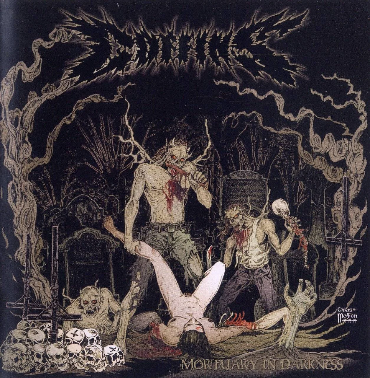 COFFINS - [ 2005 (2009) ] - Mortuary In Darkness (Remastered, Enucleation Rec. #Socket 02) - [ FLAC 16-Bit 44.1 kHz ] ** Death/Doom - Japan