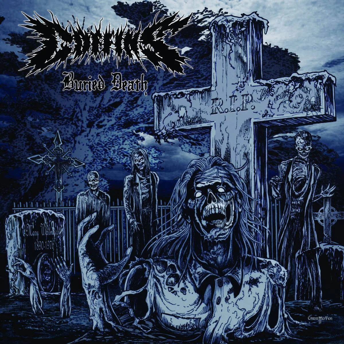 COFFINS - [ 2008 ] - Buried Death - [ FLAC 16-Bit 44.1 kHz ] ** Death/Doom - Japan (Tokyo)