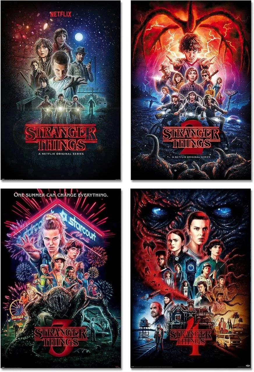 Stranger Things (2016-2022) S01-S04 COMPLETE 720p WEBRip/BluRay x264 | English Sub | TGx