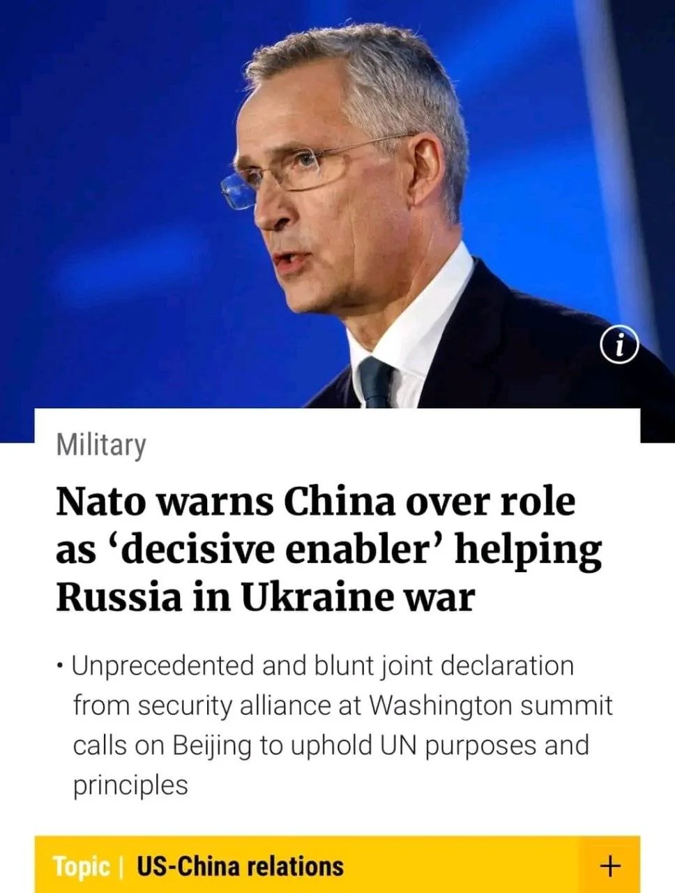 Nato VS China