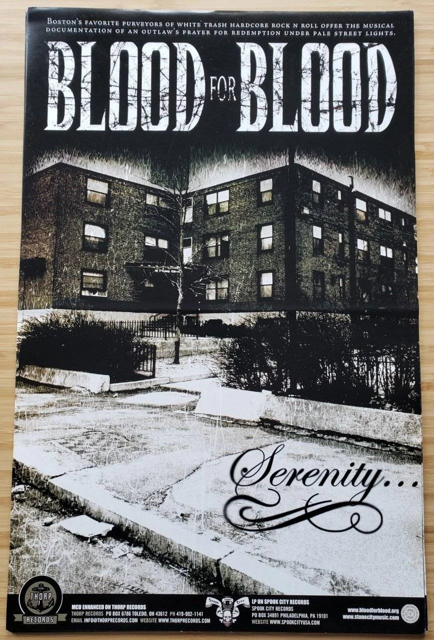 BLOOD FOR BLOOD - [ 2004 ] - Serenity - [ FLAC 16-Bit 44.1 kHz ] ** Boston Hardcore/Hardcore/Beatdown Hardcore - U.S.A. (Boston, MA)