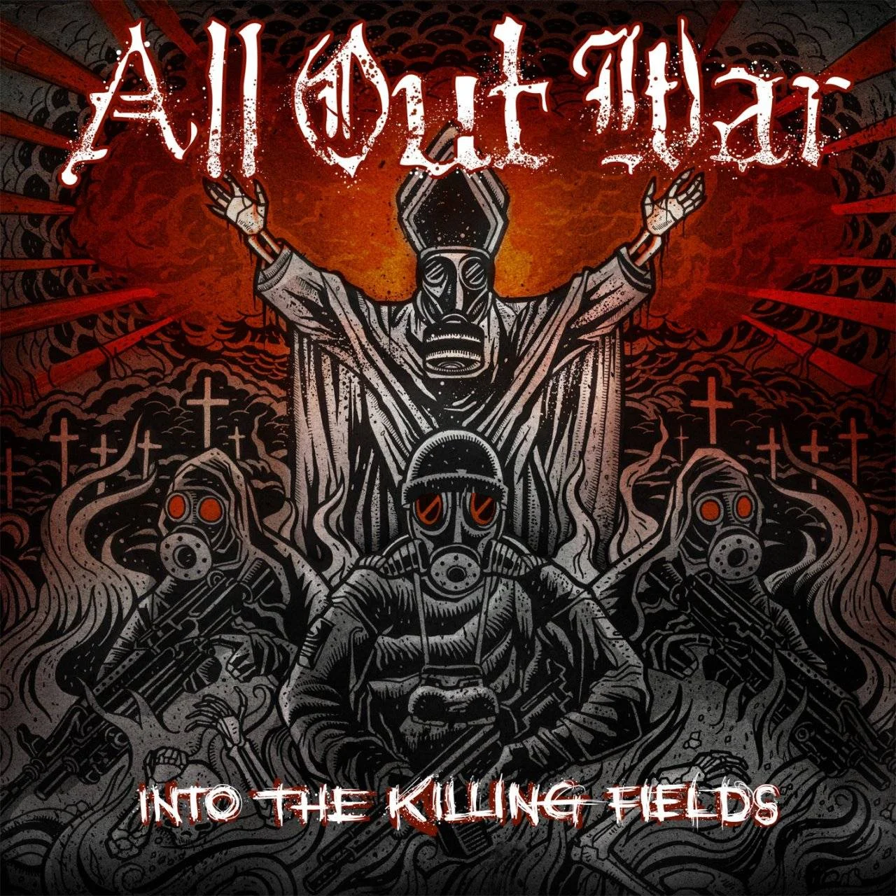 ALL OUT WAR - [ 2010 ] - Into The Killing Fields - [ FLAC 16-Bit 44.1 kHz ] ** NYHC/Metalcore/Thrash/Crossover - U.S.A. (Newburgh, N.Y.)