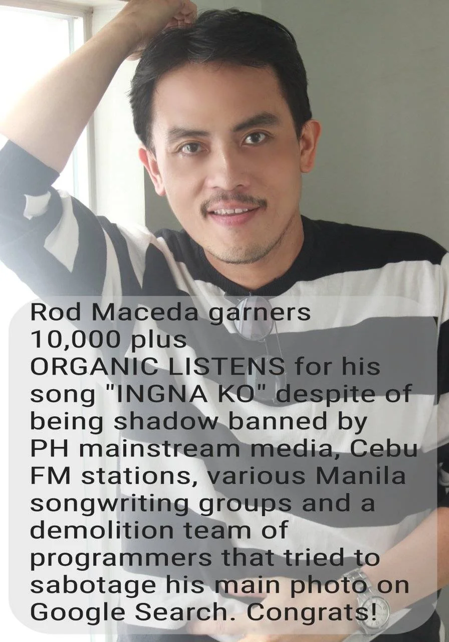 Rod Maceda Organic Listens on social media for his song INGNA KO.webp