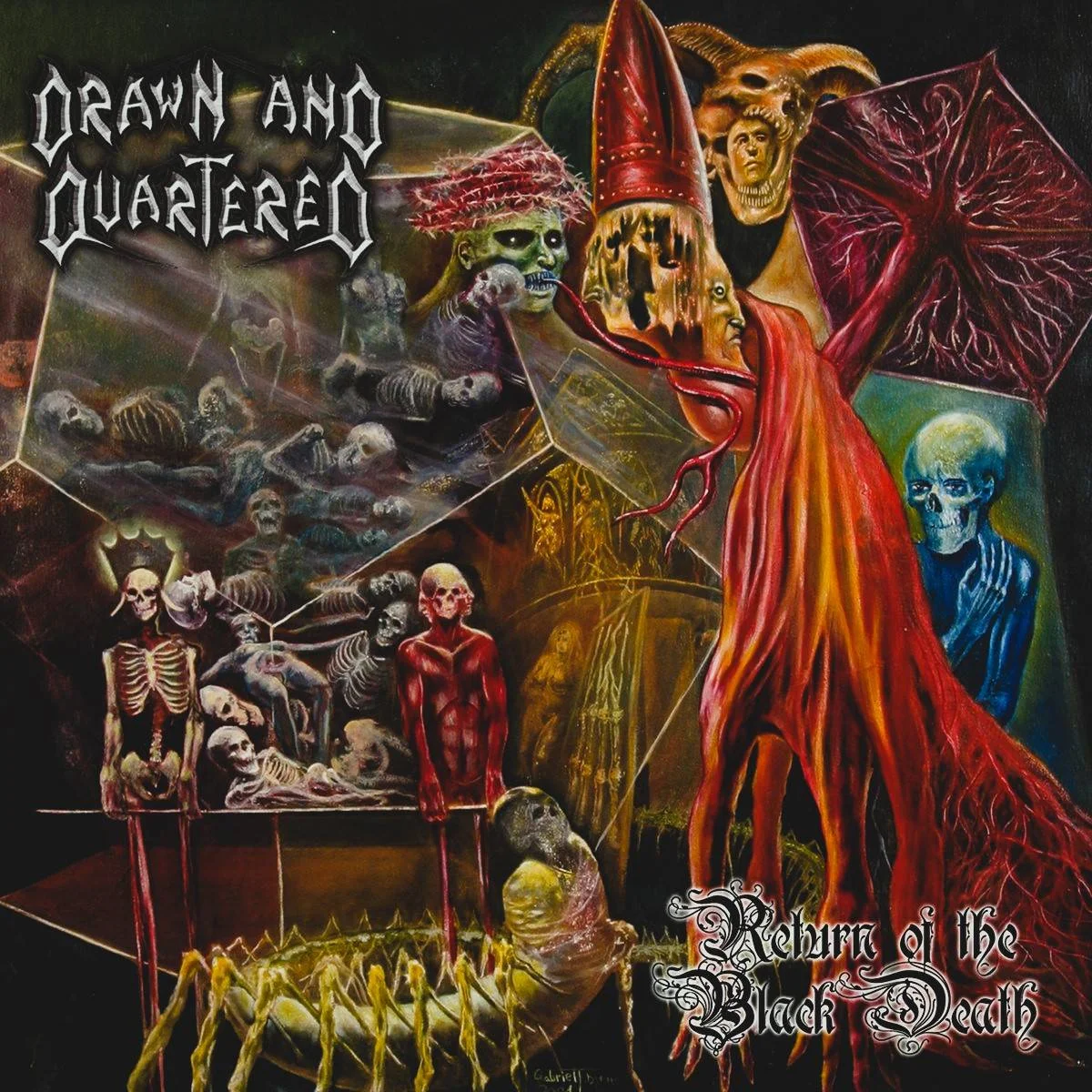 Drawn And Quartered - [ 2004 ] - Return Of The Black Death - [ FLAC 16-Bit 44.1 kHz ] ** Death Metal - U.S.A. (Seattle, WA)