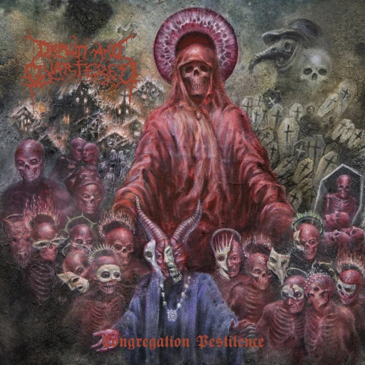 [ Hi-Res TR24 OF ] - Drawn And Quartered - [ 2021 ] - Congregation Pestilence - [ FLAC 24-Bit 44.1 kHz ] ** Death Metal - U.S.A. (Seattle, WA)