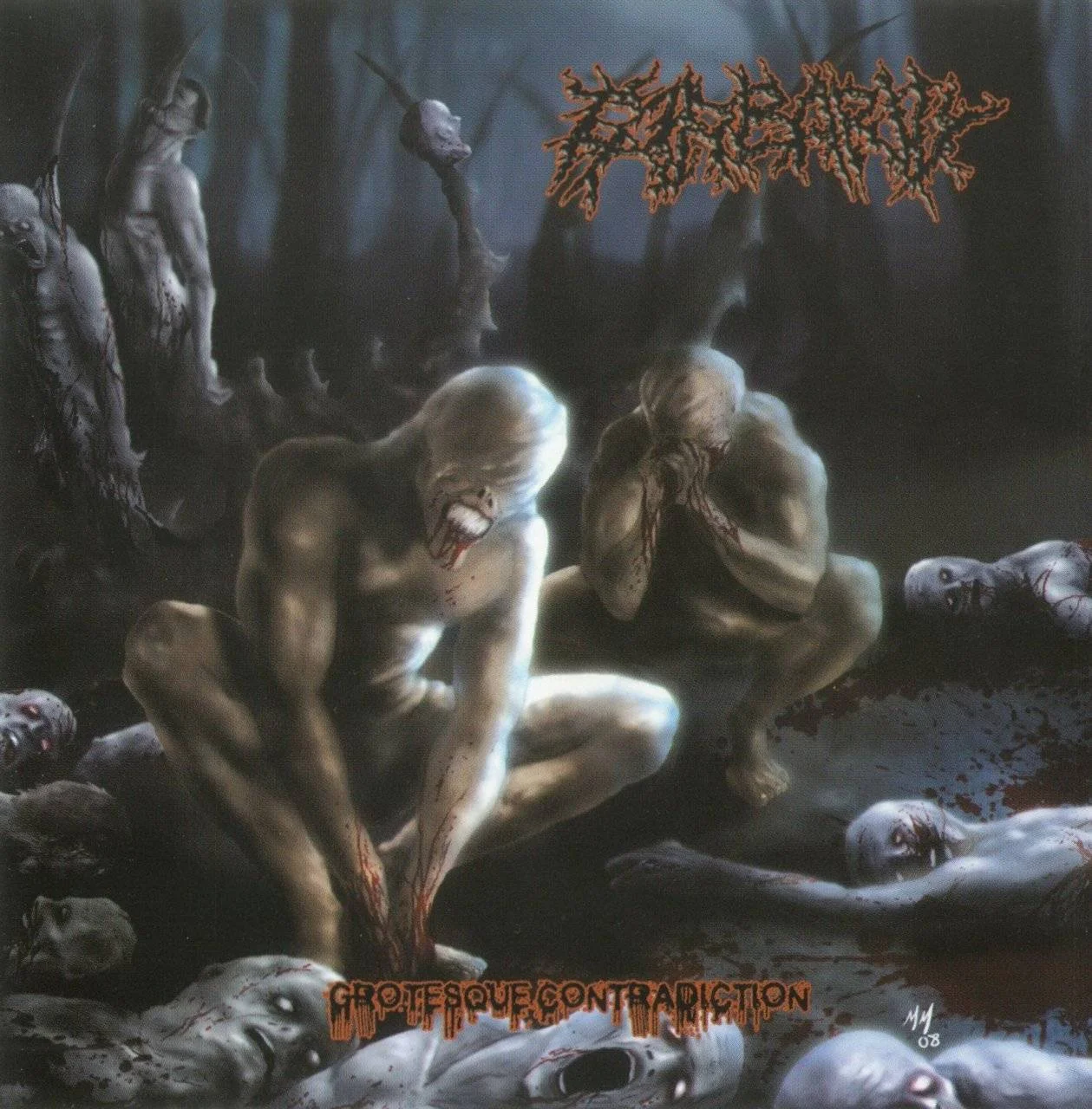 BARBARITY - [ 2008 ] - Grotesque Contradiction - [ FLAC 16-Bit 44.1 kHz ] ** Brutal Death (E); Death/Grindcore (L) - Russia