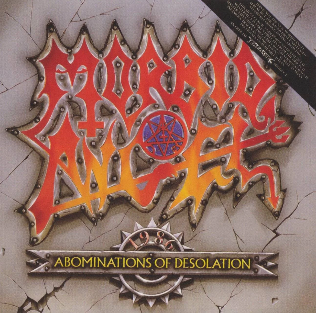 MORBID ANGEL - [ 1987 (1991) ] - Abominations Of Desolation (Reissue) (Earache, MOSH 48CD, U.K.) - [ FLAC 16-Bit 44.1 kHz ] ** Death Metal (OSDM)