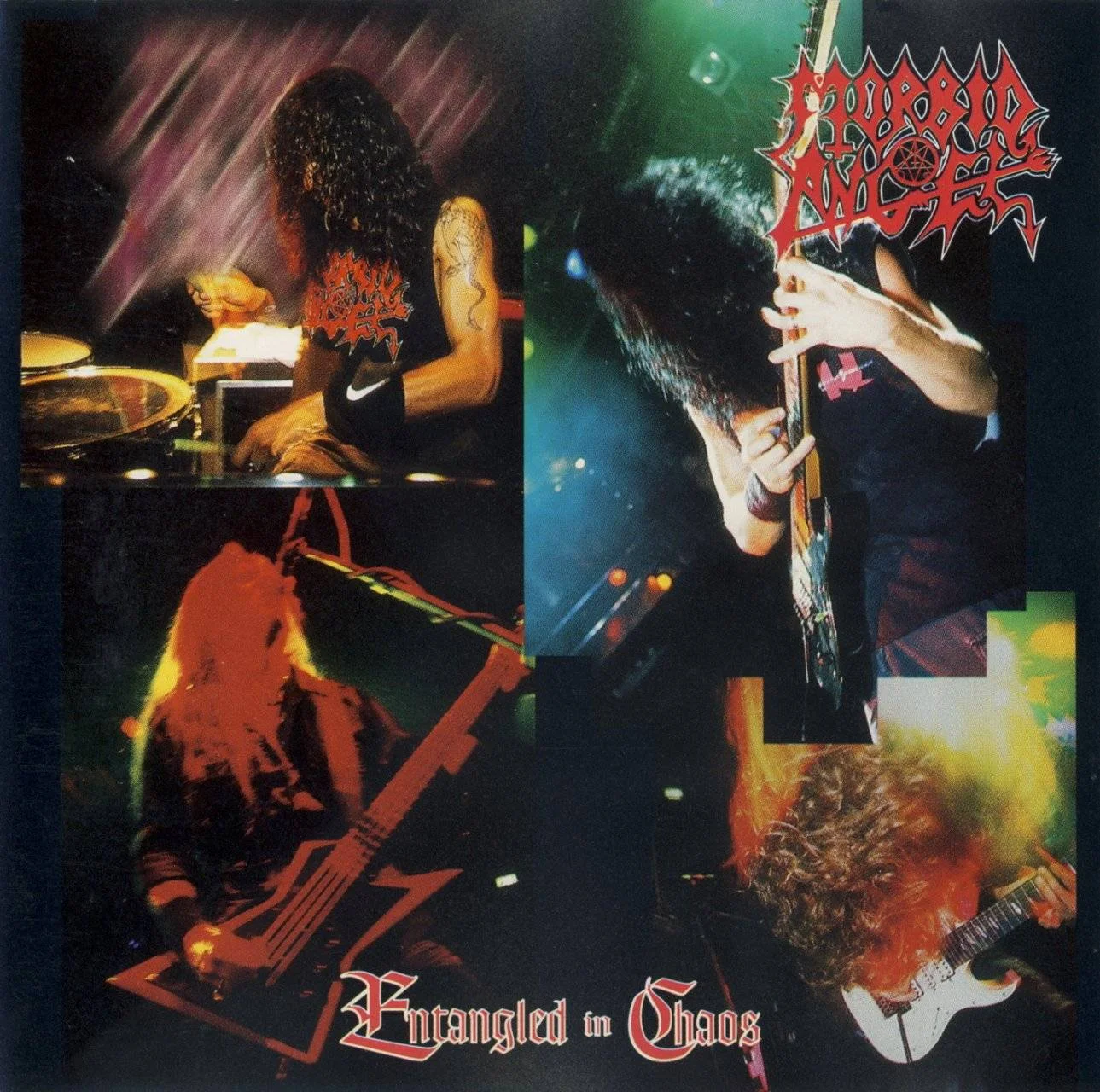 MORBID ANGEL - [ 1996 ] - Entangled In Chaos (Earache, MOSH 167 CD IRS 996.167, E.C.) ** Death Metal (OSDM) - U.S.A. (Tampa, Florida)