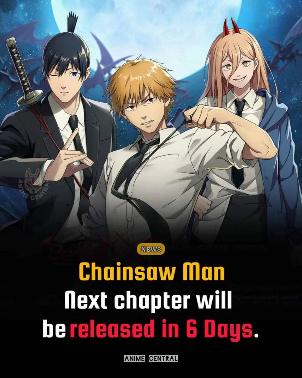 Chainsaw Man next Chapter in 6 Days