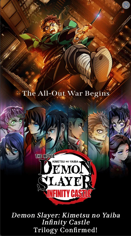 Demon Slayer: Kimetsu no Yaiba Infinity Castle Trilogy Confirmed!