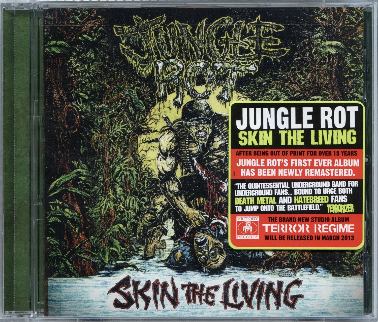 JUNGLE ROT - [ 1995 (2013) ] - Skin The Living (Reissue, Remastered) - [ FLAC 16-Bit 44.1 kHz ] ** Death Metal - U.S.A. (Kenosha, Wisconsin)