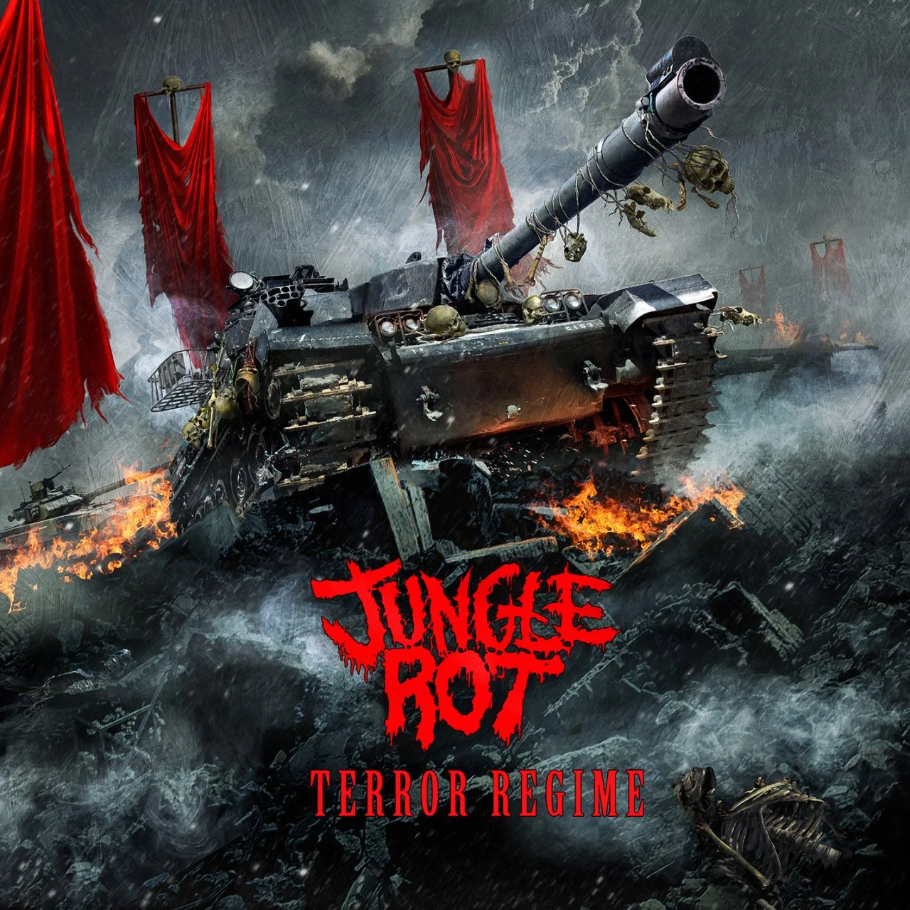 JUNGLE ROT - [ 2013 ] - Terror Regime - [ FLAC 16-Bit 44.1 kHz ] ** Death Metal - U.S.A. (Kenosha, Wisconsin)