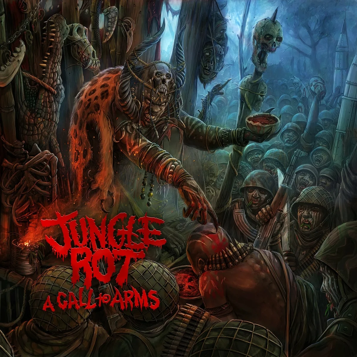 JUNGLE ROT - [ 2022 ] - A Call To Arms - [ FLAC 16-Bit 44.1 kHz ] ** Death Metal - U.S.A. (Kenosha, Wisconsin)