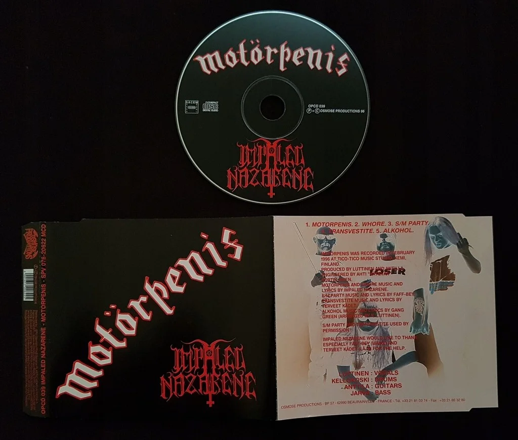 IMPALED NAZARENE - [ 1996 ] - Motörpenis (Osmose OPCD 039) - [ FLAC 16-Bit 44.1 kHz ] ** Black/Blackened Thrash/Crust/Grindcore - Finland