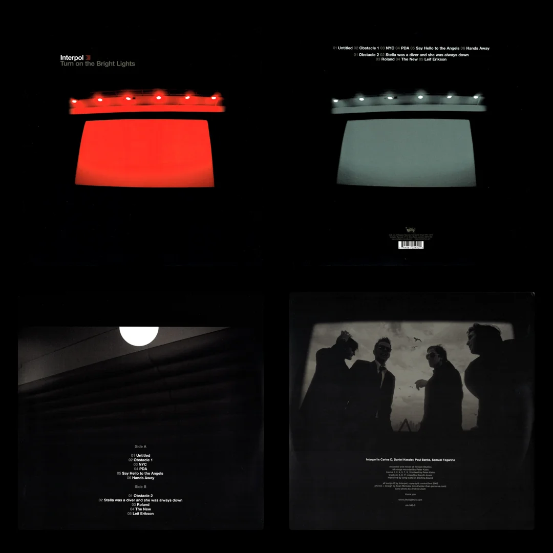 LP/VINYL (Digitized) | HR/HF FLAC 24-Bit 192.0 kHz - INTERPOL - 2002 (2015) - Turn On The Bright Lights (Reissue, Repress)