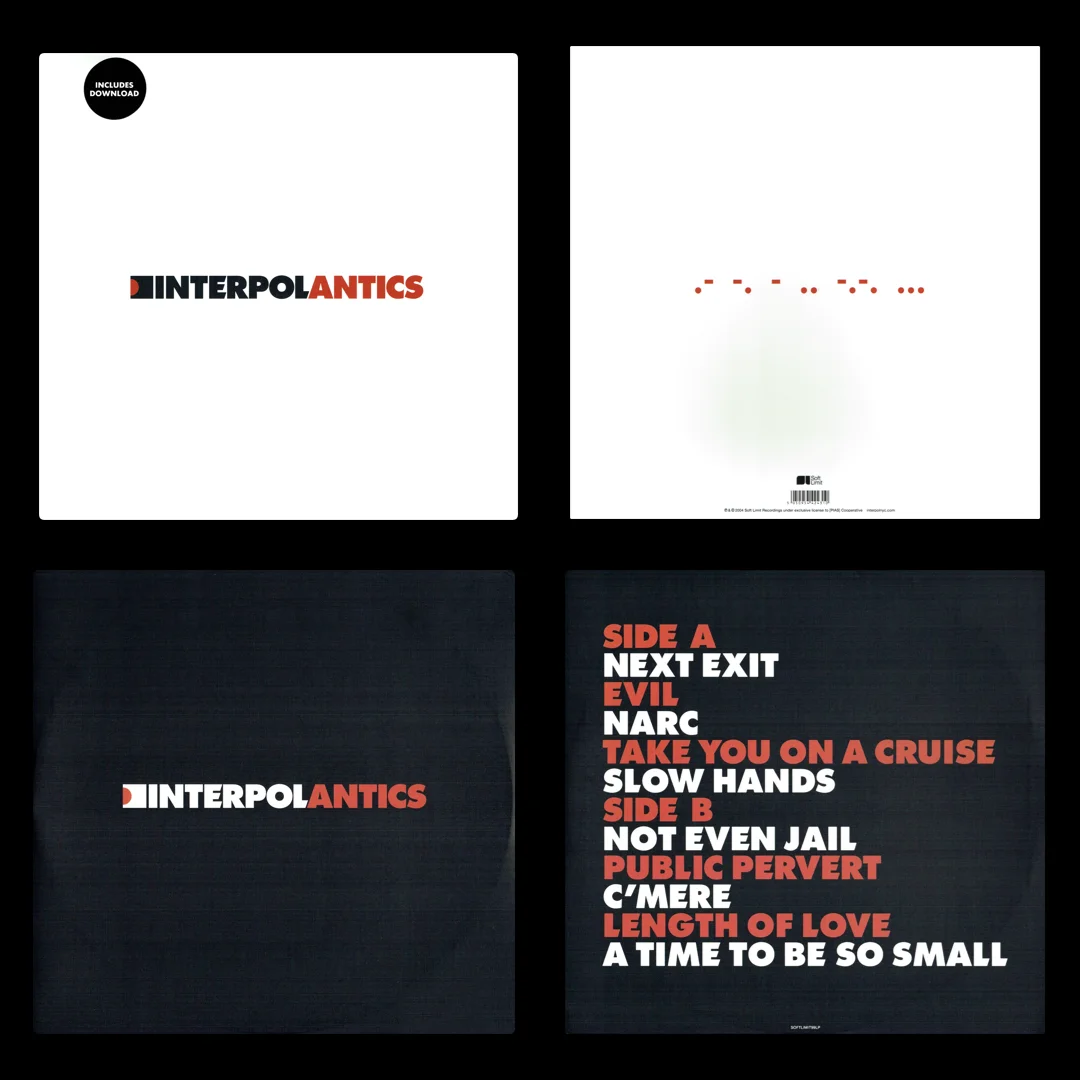LP/VINYL (Digitized) | HR/HF FLAC 24-Bit 192.0 kHz - INTERPOL - 2004 (2014) - Antics (Repress)