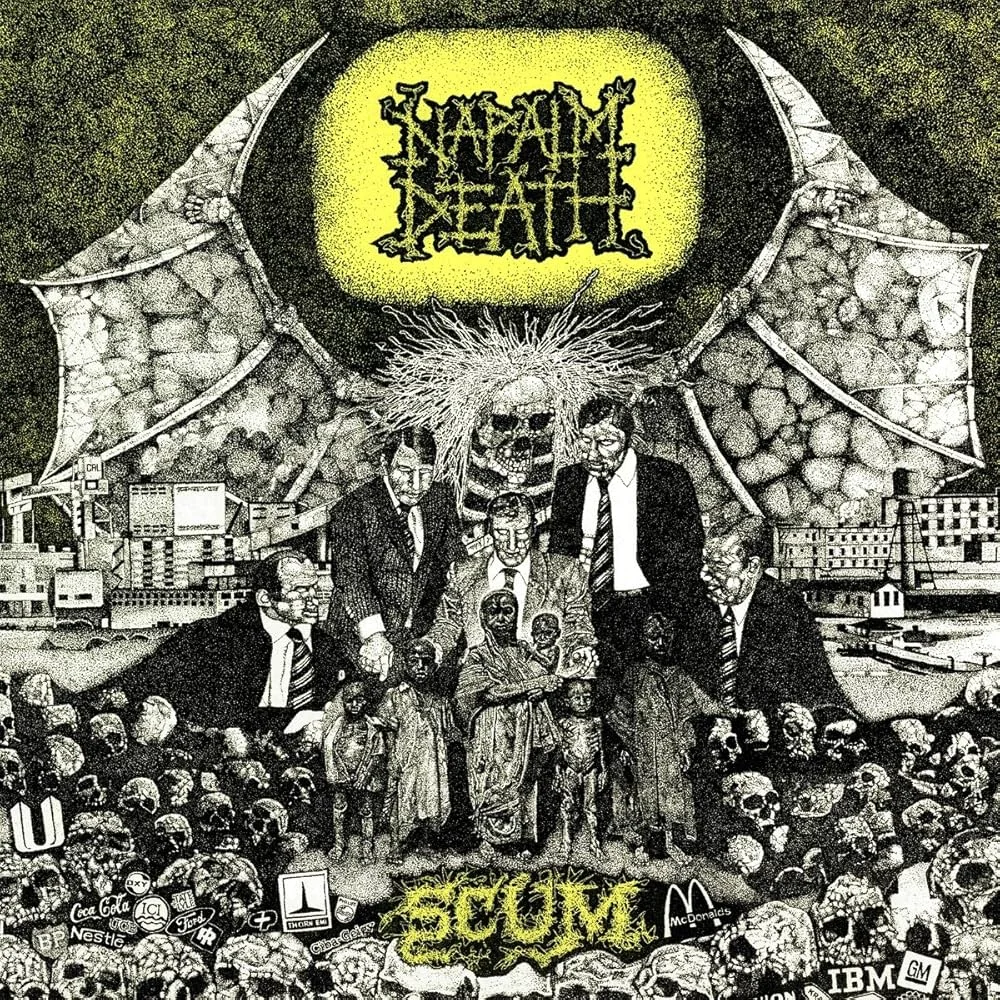 LP/VINYL (Digitized) | HR/HF FLAC 24-Bit 192.0 kHz - NAPALM DEATH - 1987 (2017) - Scum