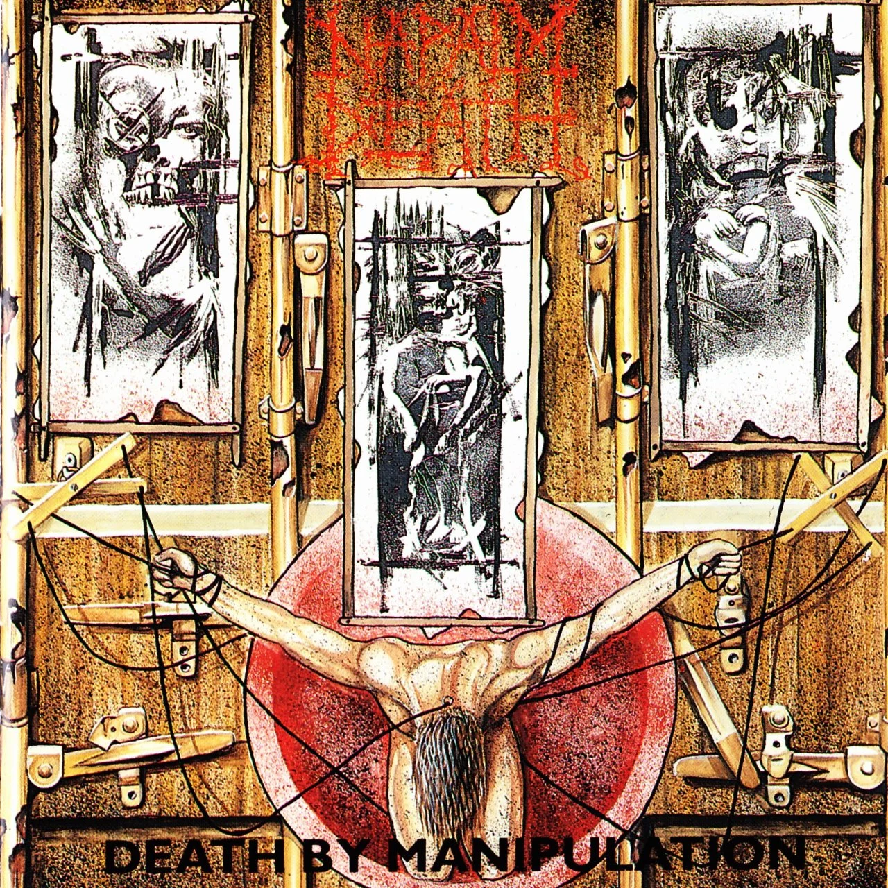 LP/VINYL (Digitized) | HR/HF FLAC 24-Bit 192.0 kHz - NAPALM DEATH - 1991 - Death By Manipulation (MOSH51) (First Press)