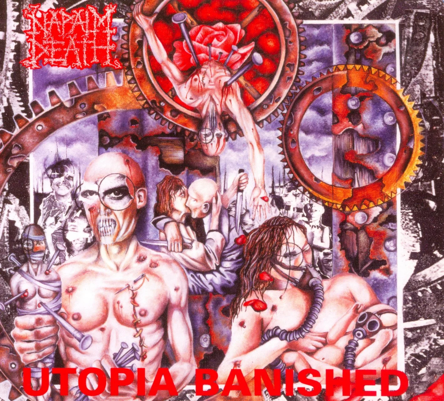 LP/VINYL (Digitized) | HR/HF FLAC 24-Bit 192.0 kHz - NAPALM DEATH - 1992 (2012) - Utopia Banished (MOSH053LP1) (Reissue)