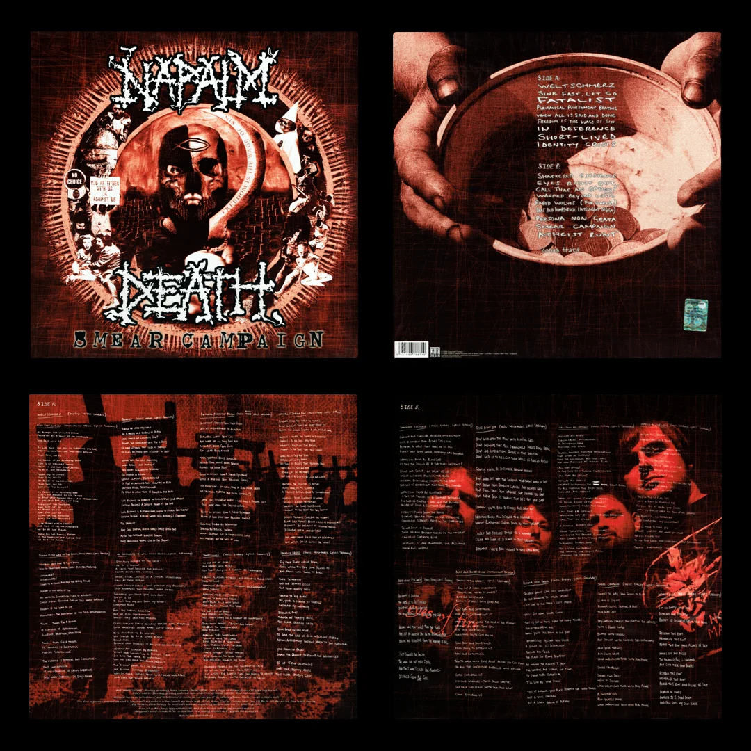 LP/VINYL (Digitized) | HR/HF FLAC 24-Bit 192.0 kHz - NAPALM DEATH - 2006 - Smear Campaign (77687-1) (First Press)