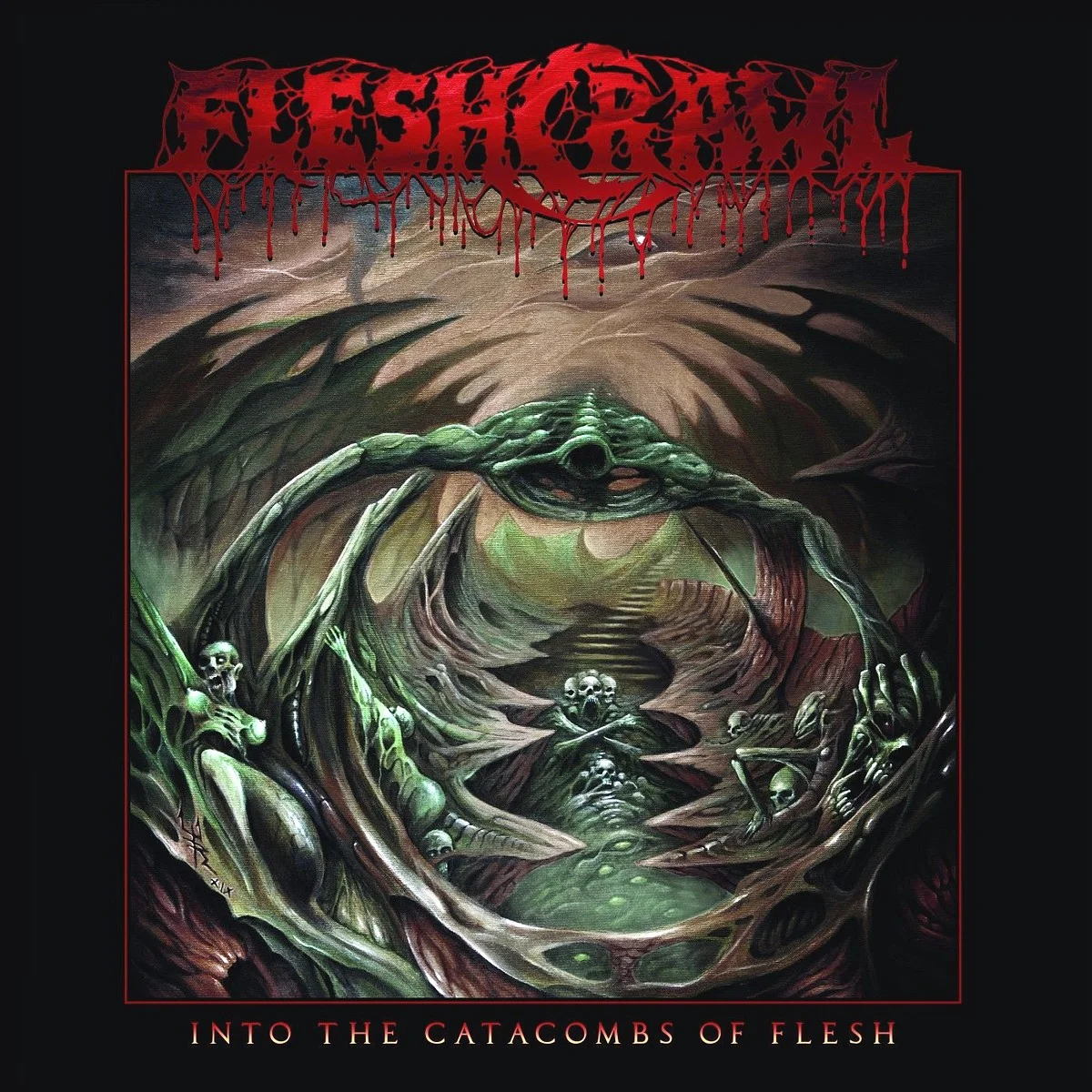 [ Hi-Res TR24 OF ] - FLESHCRAWL - 2019 - Into The Catacombs Of Flesh (24-Bit 44.1 kHz)