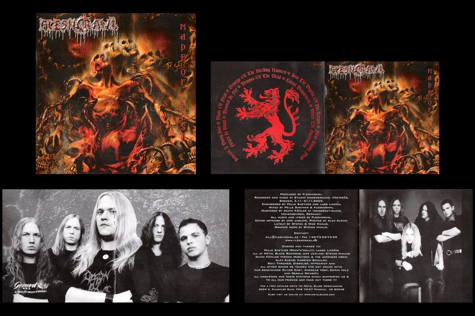 FLESHCRAWL - 2004 - Made Of Flesh (6E09860A) (FO325CD, Russia) - [ FLAC 16-Bit 44.1 kHz ]