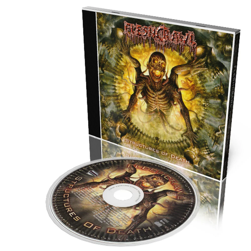 FLESHCRAWL - 2007 - Structures Of Death (Limited Edition, Digipak) (B50AAE0D) (Metal Blade Records  3984-14640-0, 039841464009, Germany)