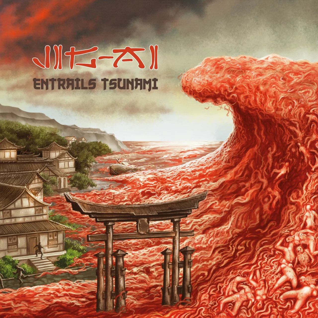 Jig-Ai - 2019 - Entrails Tsunami (2205DF15) - [ FLAC 16-Bit 44.1 kHz ] ** Goregrind - Czechia (Prague)