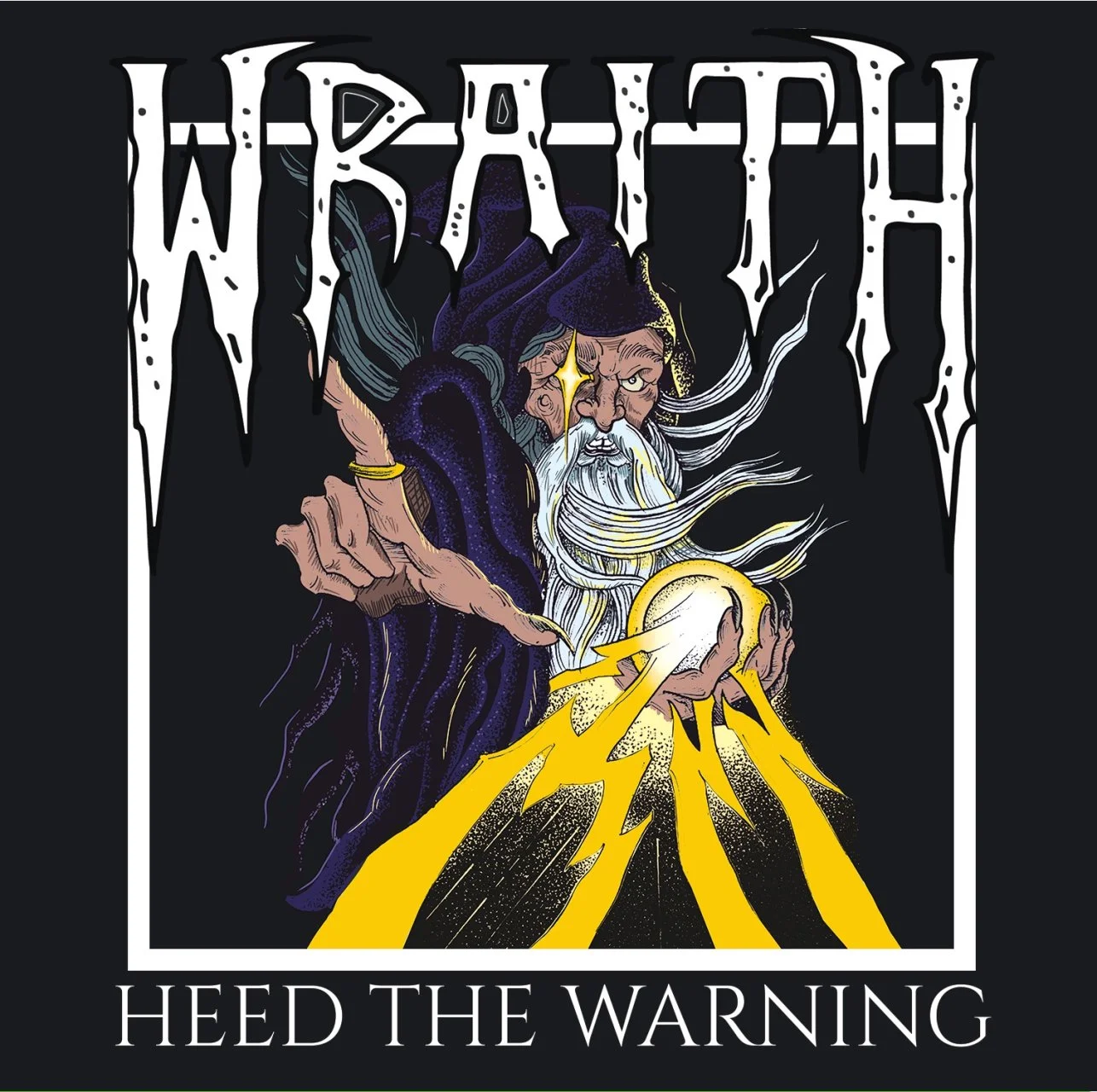 WRAITH - 2018 - Heed The Warning - [ FLAC 16-Bit 44.1 kHz ] ** NO B.S. SPEED & THRASH (Blackened Speed/Blackened Thrash) - U.S.A. (Indiana)