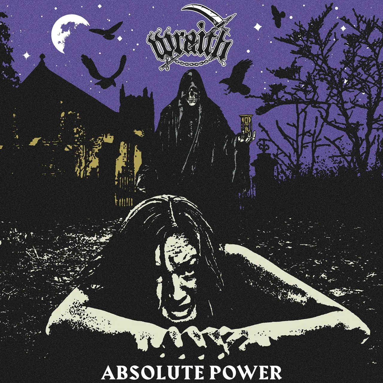 WRAITH - 2019 - Absolute Power - [ FLAC 16-Bit 44.1 kHz ] ** NO B.S. SPEED & THRASH (Blackened Speed/Blackened Thrash) - U.S.A. (Indiana)
