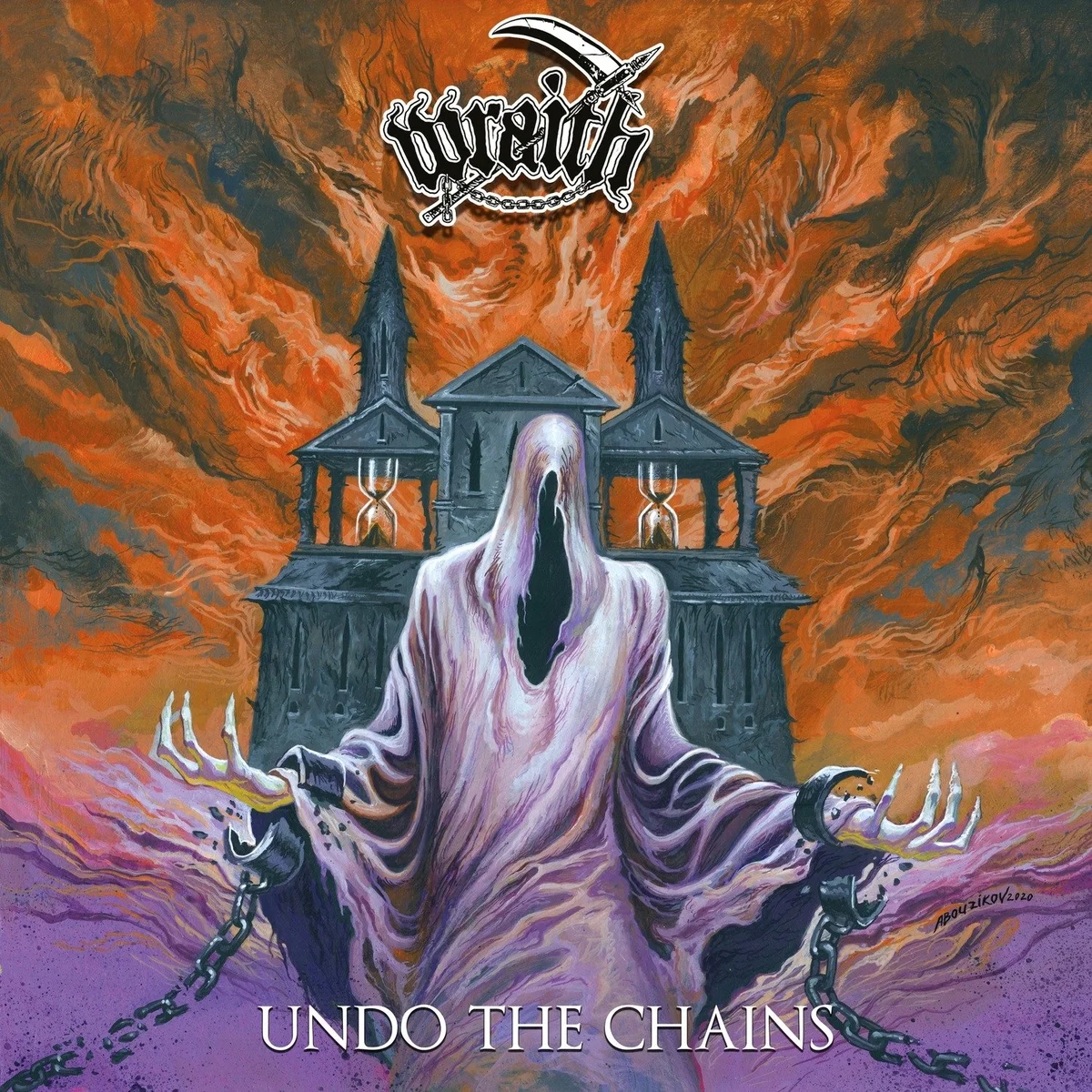 WRAITH - 2021 - Undo The Chains - [ FLAC 16-Bit 44.1 kHz ] ** NO B.S. SPEED & THRASH (Blackened Speed/Blackened Thrash) - U.S.A. (Indiana)