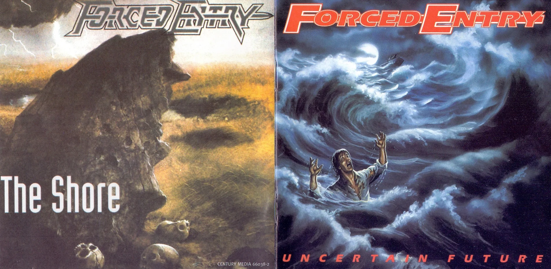 FORCED ENTRY - 1999 - Uncertain Future / The Shore (Reissue) - FLAC 16-Bit 44.1 kHz