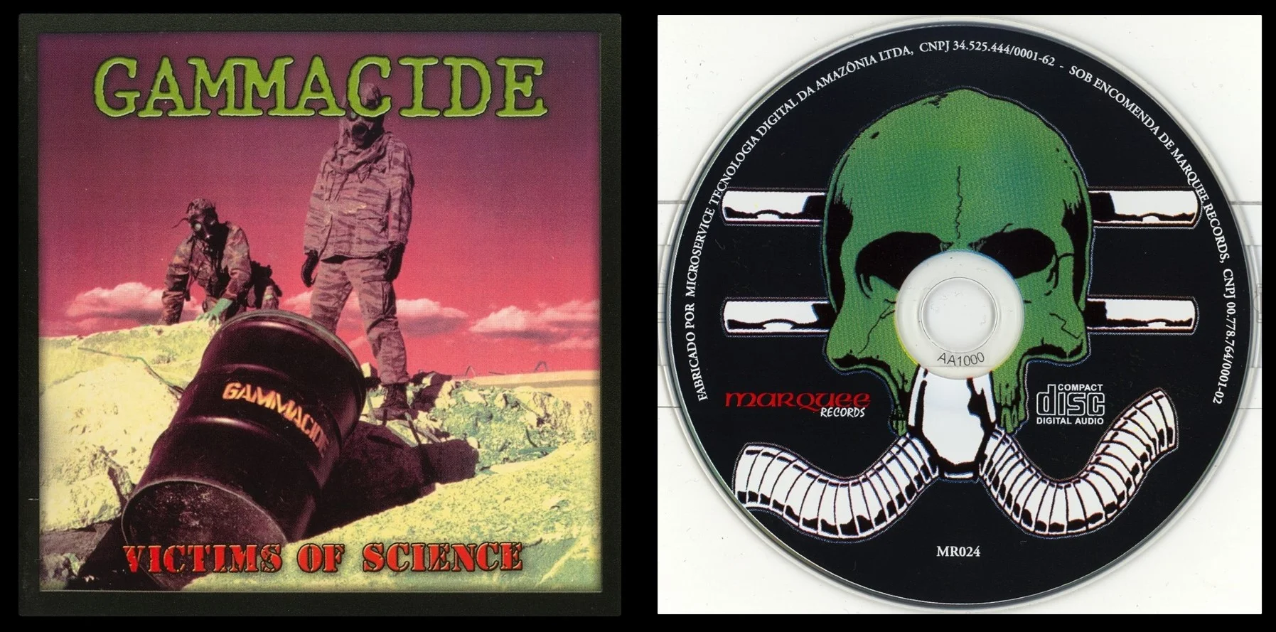 GAMMACIDE - 2006 (1989) - Victims Of Science (Reissue, Remastered) - [ FLAC 16-Bit 44.1 kHz ]