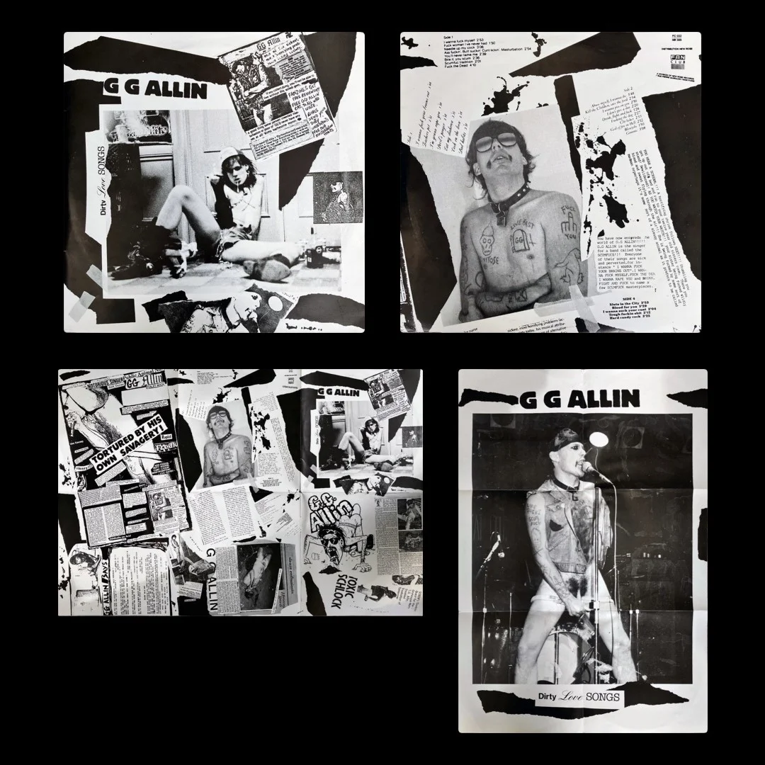 LP/VINYL (Digitized) | FLAC 24-Bit 96.0 kHz - GG Allin - 1987 - Dirty Love Songs (Compilation)
