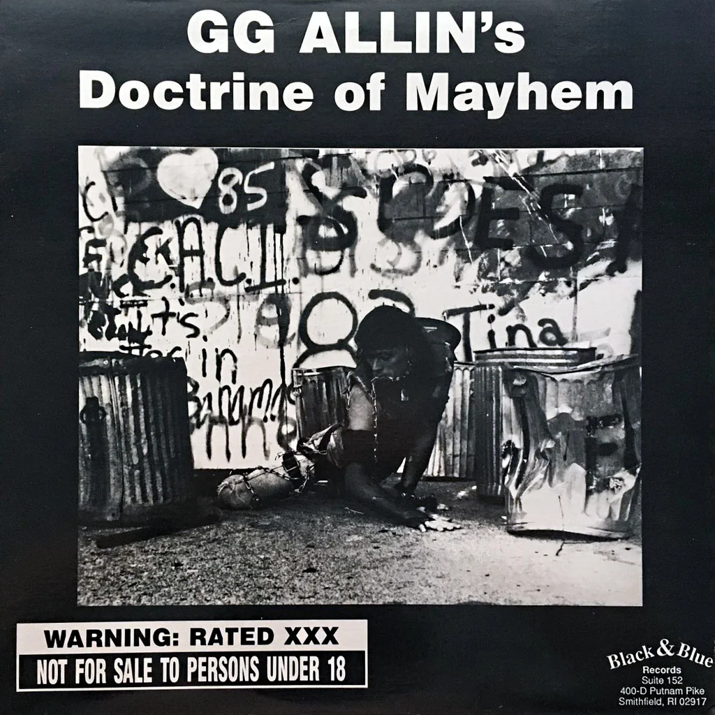 LP/VINYL (Digitized) | FLAC 24-Bit 96.0 kHz - GG Allin - 1990 - GG Allin's Doctrine Of Mayhem (Compilation, Reissue)