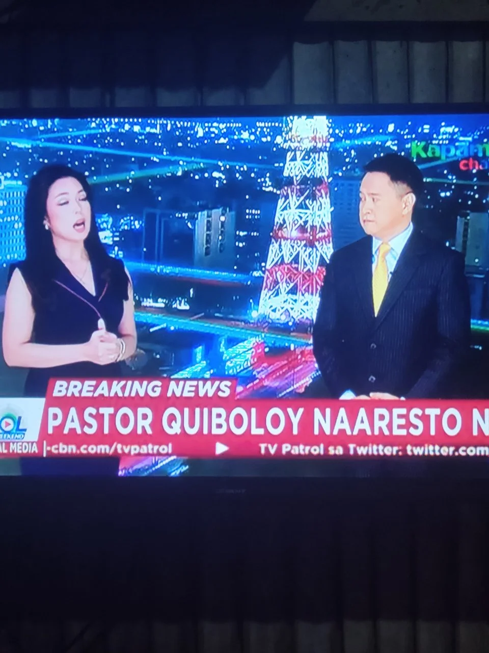 Pastor Quiboloy arestado