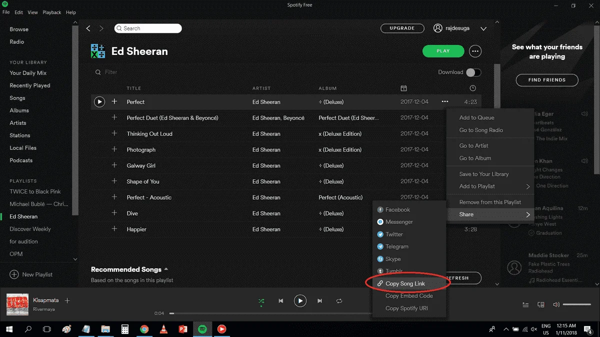 Download spotify music or playlist for free