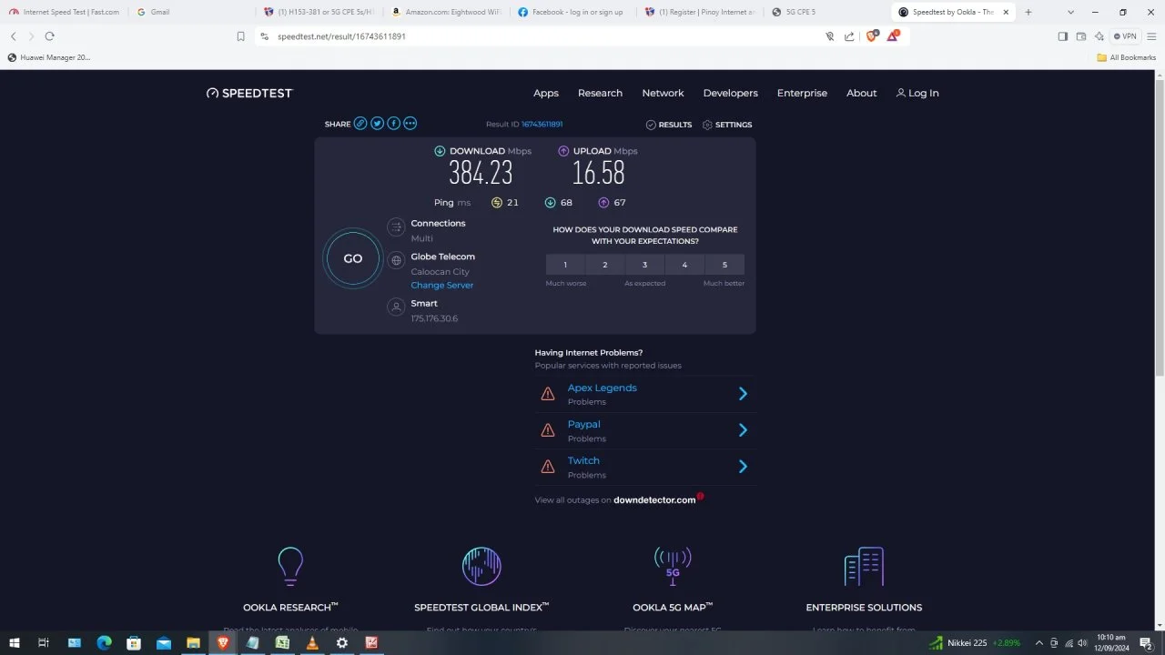 PLDT 5G WiFi Speed  Test.webp