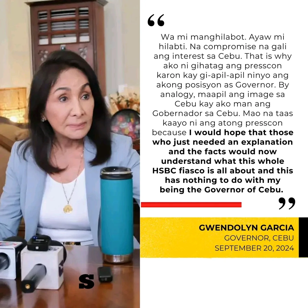 Gov.Gwen On HSBC Fiasco.