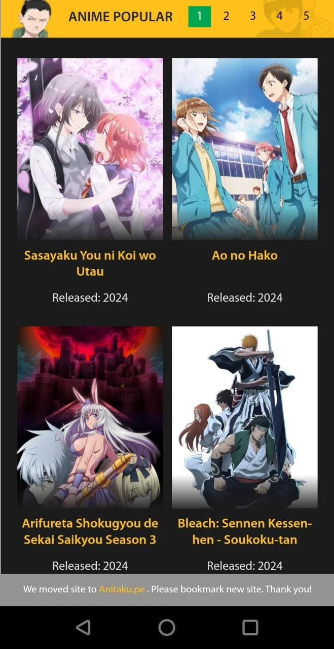 All Anime Free Streaming Website