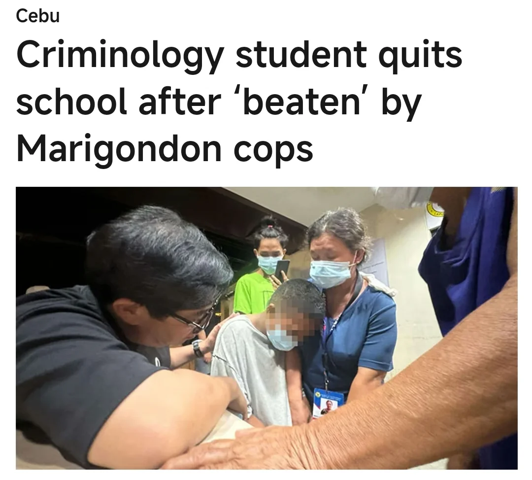 Criminology student quits school after beaten' by Marigondon cops