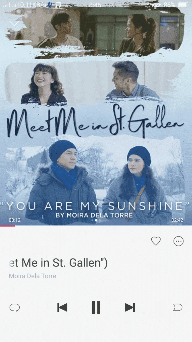 Moira dela torre - you are my sunshine (from ''meet me in st. gallen'') (2018) - single