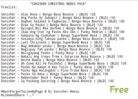 DJ SONISHER - XMAS PACK