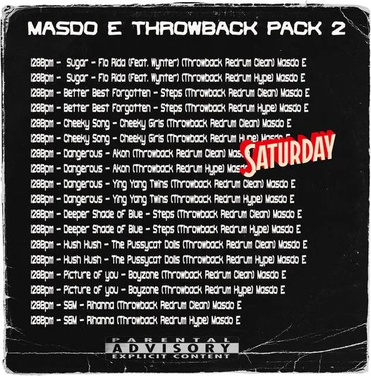 DJ MASDO THROWBACK PACK VOL 2