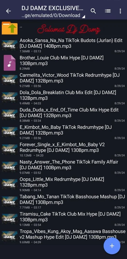 DJ DAMZ EXCLUSIVE MIX