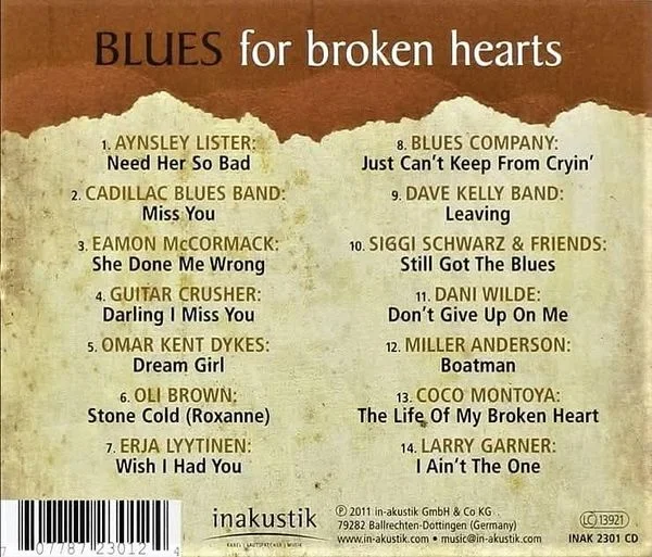 Blues for Broken Hearts (Wav 24b 44kHz)
