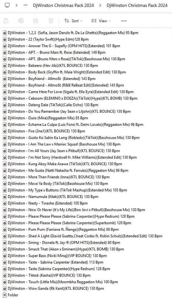 DJ WINSTON MMD CHRISTMAS PACK 2K24