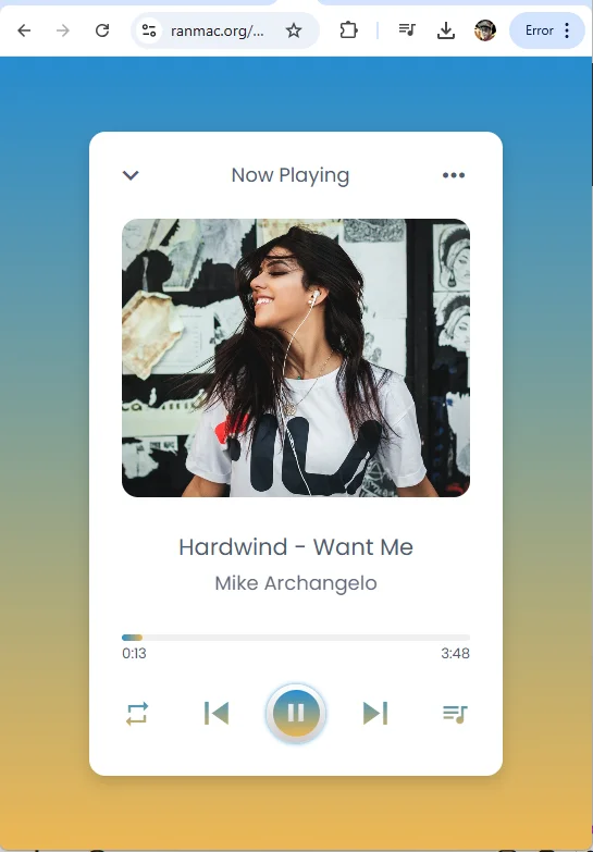 Music Playlist - Player